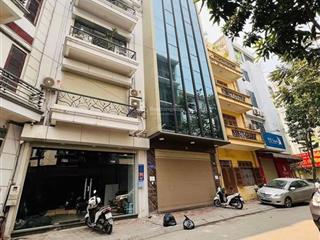 Tòa văn phòng vip cầu giấy  dt 73m2  xd 8 t  mt 5m  kinh doanh đỉnh  ô tô  thang máy