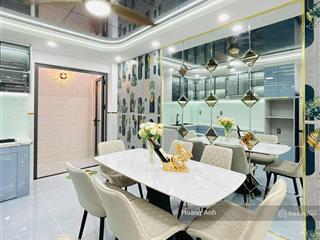 Siêu phẩm nhà đẹp xây mới 100%  hẻm xe hơi tận cửa  khu phân lô đồng bộ  chủ tặng hết nội thất