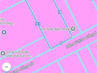 Đất 2 mặt tiền  vuông vức  hẻm xe hơi