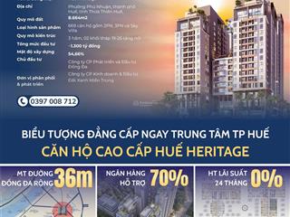 Huế heritage  căn hộ cao cấp giữa trung tâm tp. huế