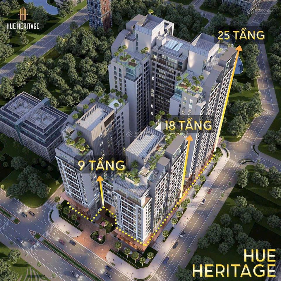 Căn 3pn  đẳng cấp view sông hương dự án huế heritage