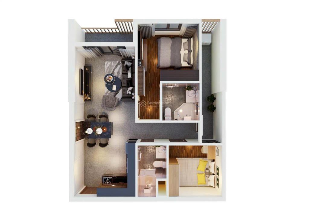 Bán căn hộ mã 10 tại chung cư honas residence, 1,9 tỷ, 69,1 m2, 2pn, 2wc, dĩ an, bình dương