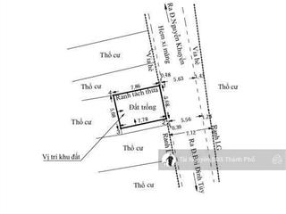 Bán đất chính chủ  mtkd bùi đình túy 45m2  ngang 5.7m  vuông vức  ko qh lg  chỉ nhỉnh 6 tỷ.