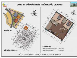 cần bán căn góc 76m2 tầng 14, ban công view hồ chung cư Thanh Hà