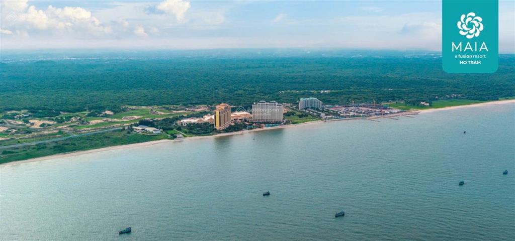 Suất nội bộ 1pn toà happy maia hồ tràm, tầng cao view biển có thang máy riêng, tầng sân vườn ib em