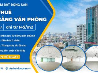 Cho thuê văn phòng ctm complex 139 cầu giấy. diện tích từ 50m2, 500m2 giá chỉ từ 13usd  14usd