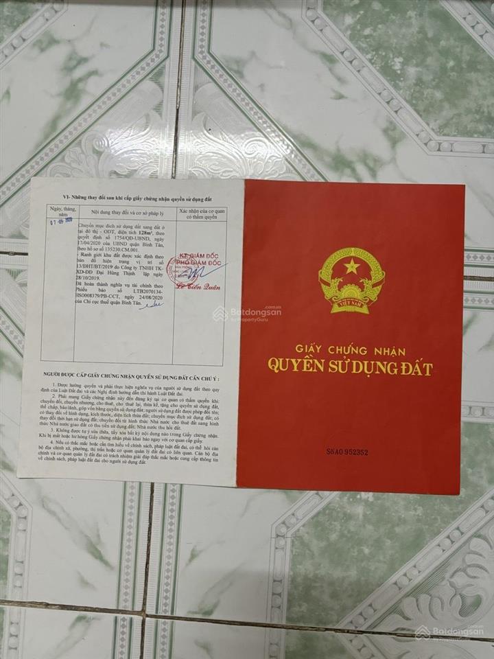 Bán đất cực chất tại lâm hoành, an lạc, bình tân, hcm, 9,5 tỷ, 128m2