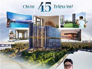 Thanh toán 21% nhận nhà  hỗ trợ 100% lãi suất vay  sở hữu ngay căn hộ 3 mặt giáp sông