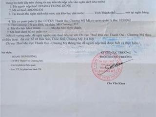 Bán đất giấy tờ ủy ban tại xuân mai, giá siêu rẻ, 1.078 m2.