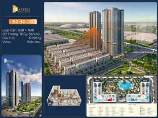 Siêu phẩm giới hạn từ masterise homes  căn hộ b23020 giá tts dự kiến chỉ từ 5,7 tỷ. 0962 286 ***