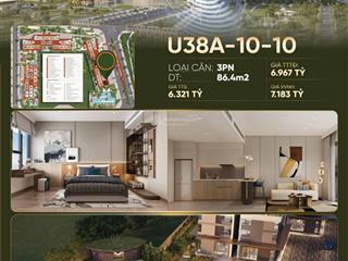 Căn hộ 3pn masteri lakeside  chọn một lần, ở đỉnh phong cách   096286999