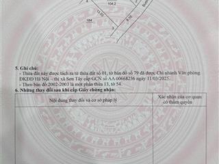 Cắt lỗ 300tr bán lô đất vị trí trung tâm gần trương đại học quốc gia hà nội và khu công nghệ cao hl
