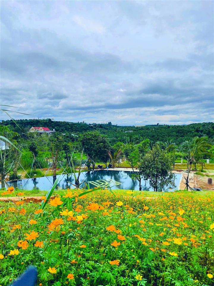 Bán đất biệt thự nghỉ dưỡng giá chỉ 890tr view hồ, full thổ cư