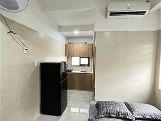 Studio  cửa sổ ánh sáng  đầy đủ nội thất  sân thượng siêu thoáng