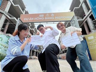 3 căn nội bộ rẻ nhất hồng bàng midtown  lk213, 15, 16 giá từ 5tỷ3