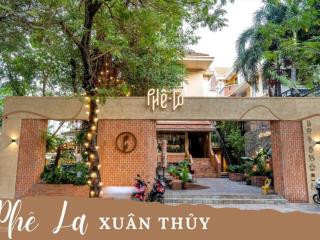 Siêu hiếm  bán nhà mặt tiền xuân thủy  3 tầng  ngang 10m  nở hậu 20m siêu vị trí giá chỉ 70tỷ