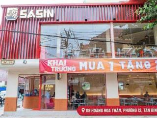 Giá tốt  bán nhà góc 2 mặt tiền hoàng hoa thám  hđt 120tr  2 tầng  dtxd 350m2  siêu vị trí