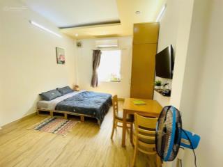 Cho thuê căn hộ studio đẹp full nội thất, free toàn bộ dịch vụ  gần metro văn thánh  bình thạnh