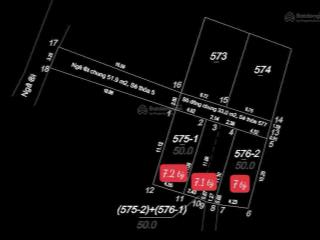 Cần bán 150m2. đã chia 3 sổ 50m2/ lô. giá đầu tư, ô tô vào 142tr/m