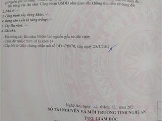 Bán đất Nghi Phong, TP. Vinh , Nghệ An DT 130m2, giá đầu tư chỉ 15tr/1m2 có thương lượng