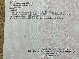Chính chủ cần bán 159m2 đất xã An Phú, Mỹ Đức, Hà Nội, giá đầu tư