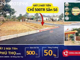 Mở bán lô đất rộng 60m2 full thổ cư nằm giữa 3 mặt đường lớn (Tây Bắc, Hồ Chí Minh, QL21A)