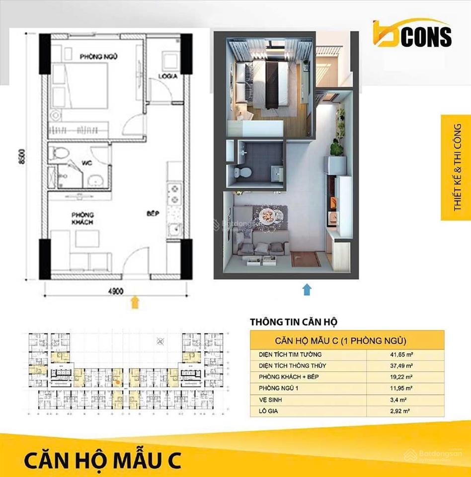 Chính chủ bán gấp 1pn bcons miền đông giá 1ty750 còn thương lượng