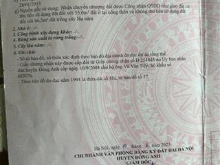 Bán đất ngọc chi, vĩnh ngọc, đông anh