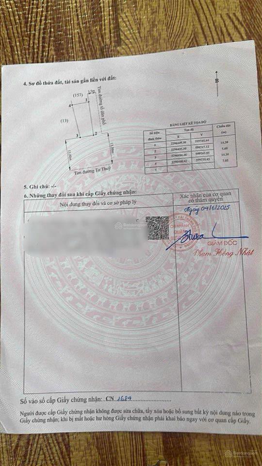 Bán lô góc 88,3m2 mặt đường 402 dương kinh hải phòng giá chỉ 2tỷ78
