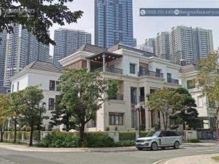 Biệt thự đơn lập vinhomes central park 300m²  view landmark 81, full nội thất, sổ hồng lâu dài