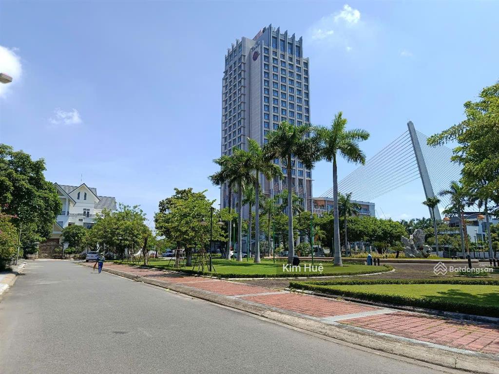 Đất biệt thự 400m, mặt tiền 16m, hướng đông mát mẻ, khu đảo xanh, hải châu đà nẵng.