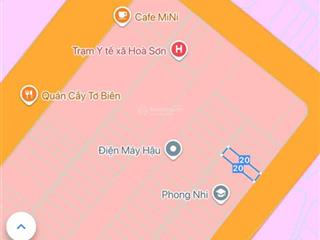 Bán đất chính chủ tại hoà sơn 6