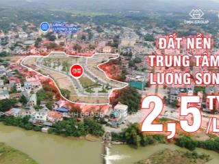 Chính chủ cắt lỗ lô đất nền 2 mặt tiền. Trung tâm hình chính Lương Sơn.