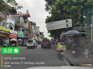 Chính chủ bán nhà mặt phố sài đồng 160m2 giá 35,6 tỷ kinh doanh siêu tốt