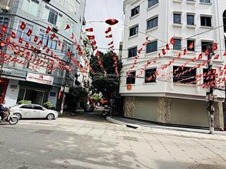 Lô góc, 2 mặt tiền, phân lô kđt đền lừ, vỉa hè oto tránh kinh doanh, 6 tầng thang máy