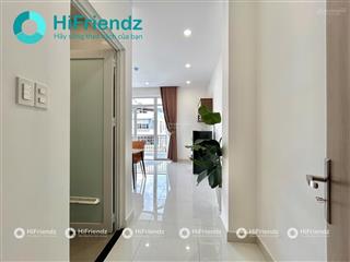 Khai trương nhà mới 100% 1pn 1pk 1wc ban công thoáng đãng full nội thất có thang máy q1