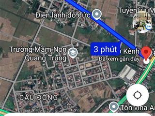 15 lô đất đẹp f0 tại quang trung, an lão
