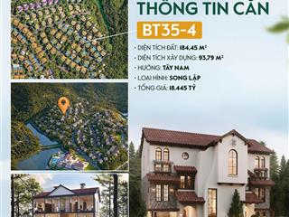 Valley park bên em có suất ngoại giao biệt thự song lập cuối cùng chưa đến 100tr/m2 sở hữu lâu dài!