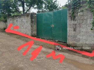 330m² full thổ cư tại hòa thạch  quốc oai. mặt tiền rộng 11m, hậu nở 12,3m