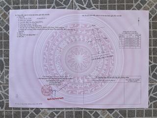 Chính chủ bán đất 2 mặt tiền dt 105m2, thổ cư xây dựng tự do,không dính quy hoạch, hỗ trợ vay