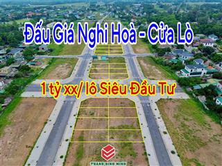 Đất đấu giá nghi hoà  cửa lò 1 tỷ xx/ lô siêu rẻ,  ngay 0878 292 *** thanh