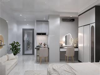 Khai trương căn hộ cao cấp studio/1 phòng ngủ ban công lớn  nội thất hiện đại như hình !!!