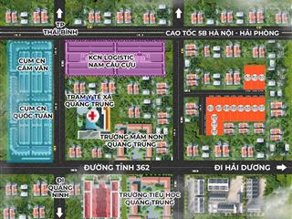 Đất nền giá rẻ tại xã quang trung an lão hải phòng