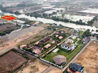 Tôi bán miếng đất 1000m2 mặt sông giá chỉ 3.5 tỷ, sổ riêng, xe hơi tới đất
