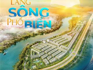 Bán đất nền khu đô thị ven sông Hà Thanh giá chỉ từ 2,6 tỷ 80m2