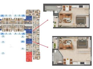 Quỹ căn chuyển nhượng 1n  61 tr/m2  tầng cao  mặt tiền sông hàn, cho thuê 15tr/ tháng