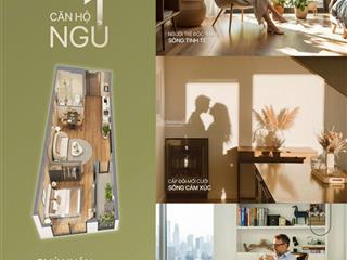Căn 1 ngủ rộng nhất toà sm3 greenera southmark 486 ngọc hồi 46,87m2, hướng tây, giá 4,7 tỷ