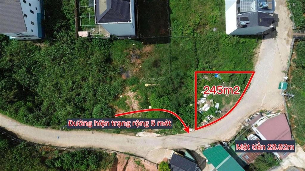 Đất 2 mặt tiền kqh đường an sơn phường 4 đà lạt
