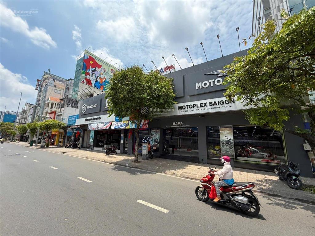 Bán nhà mặt tiền kd 223233 cộng hòa, p13, tân bình (dt 30x44m), hđt 300tr/th, giá bán 245 tỷ(tl)