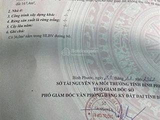 Chủ mới mua cần bán gấp , chơn thành, bình phước, 600 triệu, 218 m2, sổ sẵn, pháp lý đầy đủ